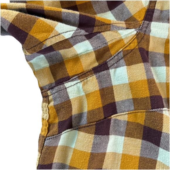 Duluth Trading Plaid Flannel Shirt Women’s Size 2X Long Sleeve Button Up Pocket - Picture 8 of 16